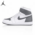 Air Jordan 1 High White/Grey Goat 555088-037 Unisex Sneakers