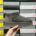 Heeled Snow Boots in Grey – 3cm Heel Winter Boots (EU Sizes 35–40)