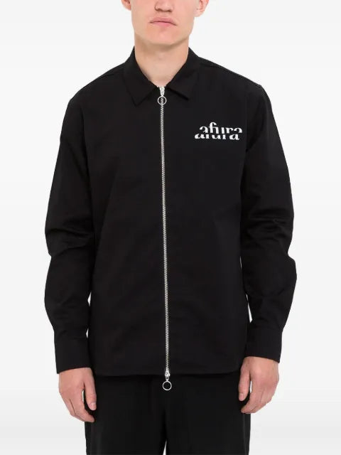 Soulland zipped logo-print jacket