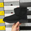 Mini Snow Boots in Black – Ankle Winter Boots (EU Sizes 35–44)