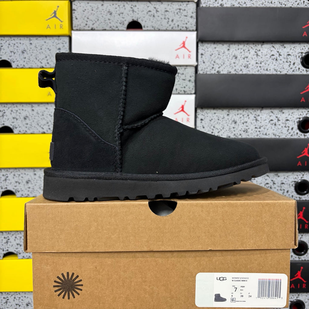 Mini Snow Boots in Black – Ankle Winter Boots (EU Sizes 35–44)