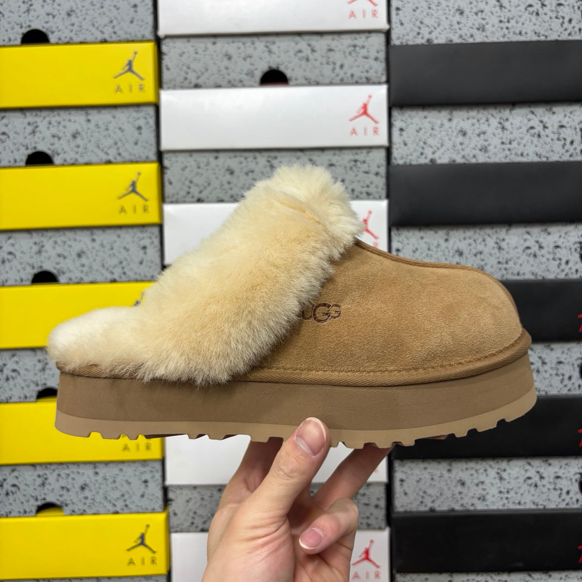 3cm Star Slide Slippers – Chestnut (2550) | Sizes 35–40