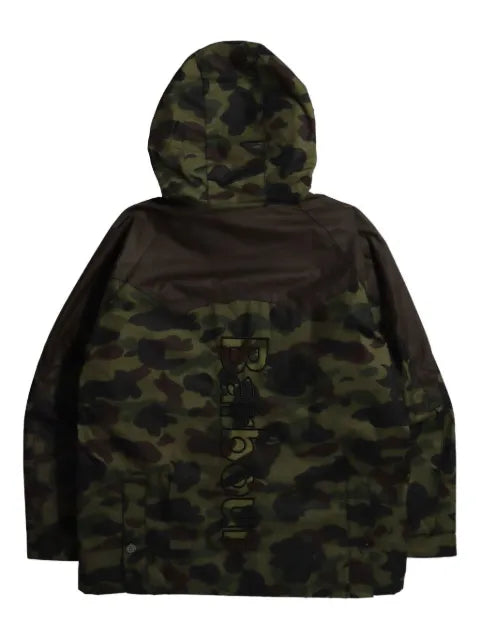A BATHING APE® camouflage-pattern hooded jacket