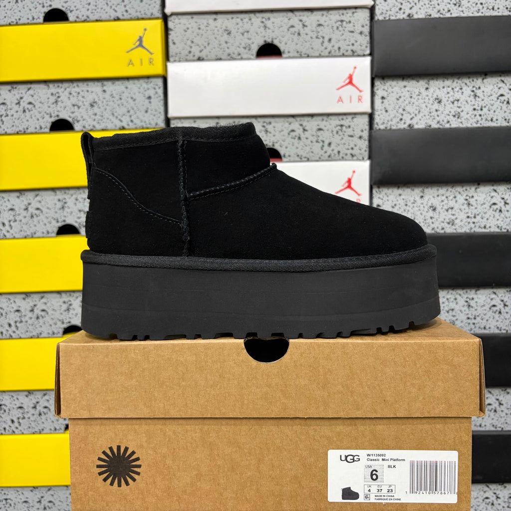 5cm Slide Slippers – Black (5092) | Sizes 35–40