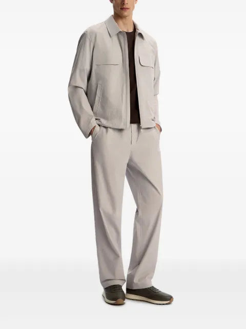 12 STOREEZ pocket tech-shell bomber jacket