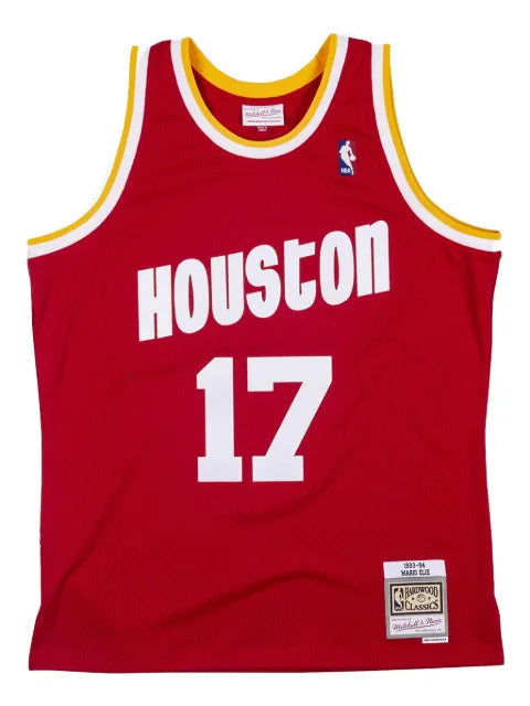 Mitchell & Ness Houston Rockets Mario Elie 1993 Hardwood Classics Swingman Jersey.