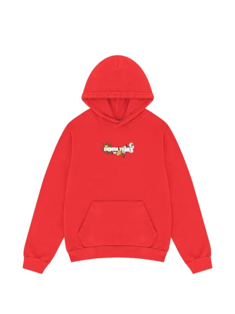 Denim Tears floral-embroidery hoodie