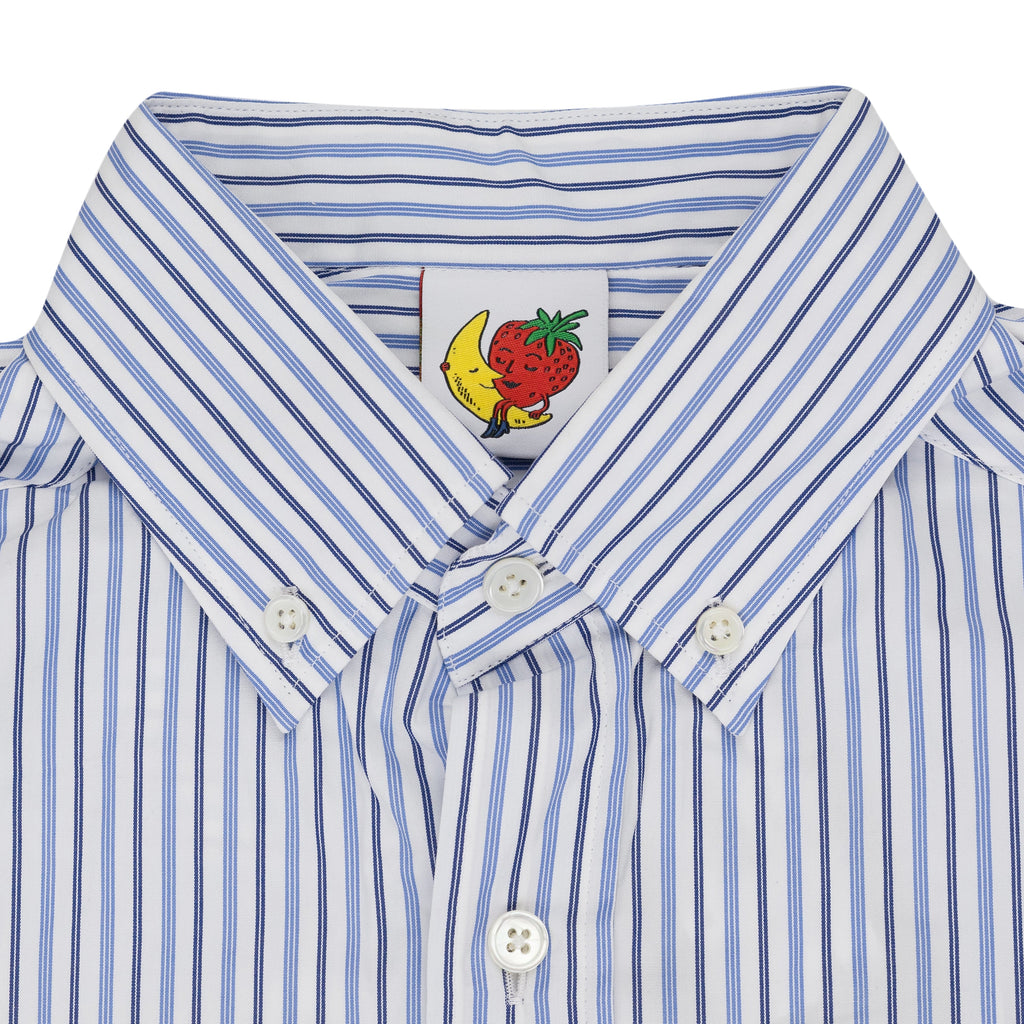 Blue Chicken Button Down Shirt