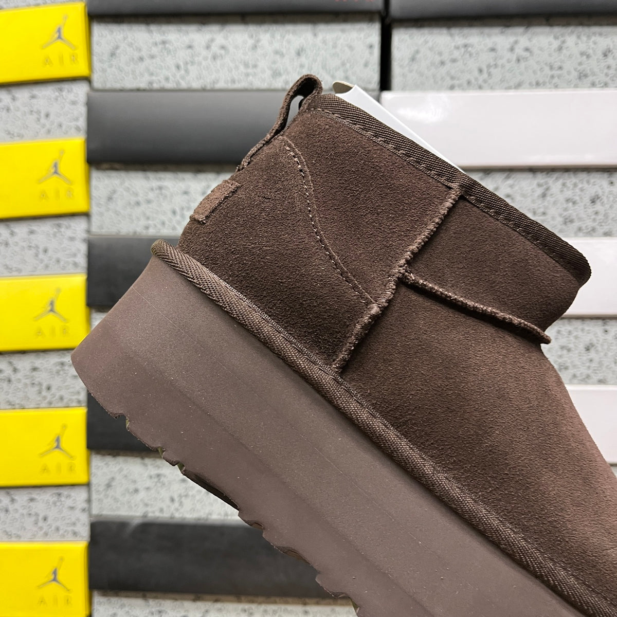 Heeled Snow Boots in Chocolate Brown – 5cm Heel Winter Boots (EU Sizes 35–40)
