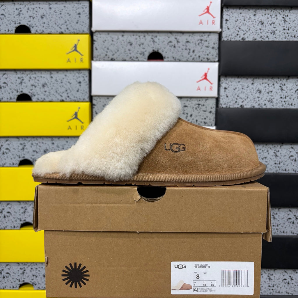 Slip-On Snow Boots in Chestnut – Flat Sole Winter Mules (EU Sizes 35–40)