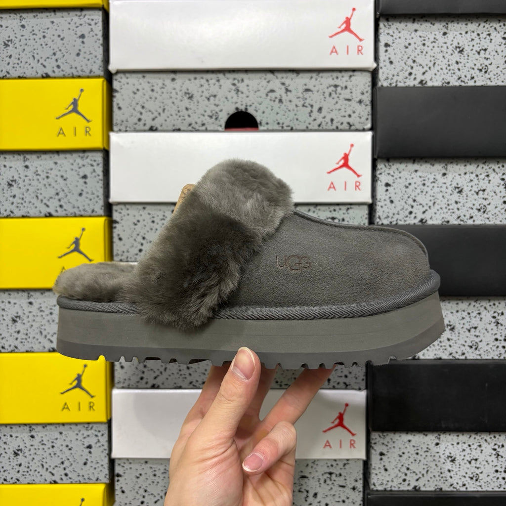3cm Star Slide Slippers – Grey (2550) | Sizes 35–40