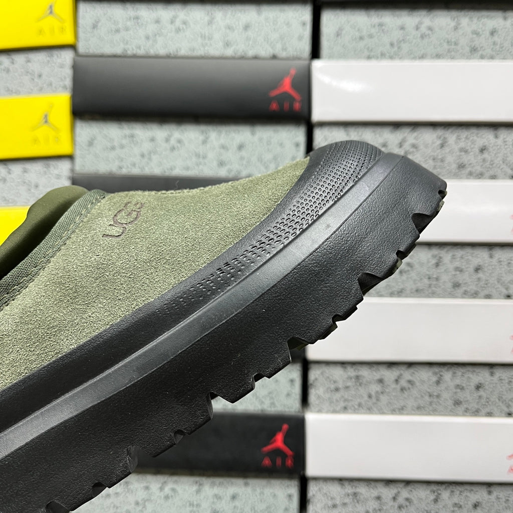 Snow Boots in Green with Black Sole – Wide Size Range Winter Boots (EU Sizes 35–45)