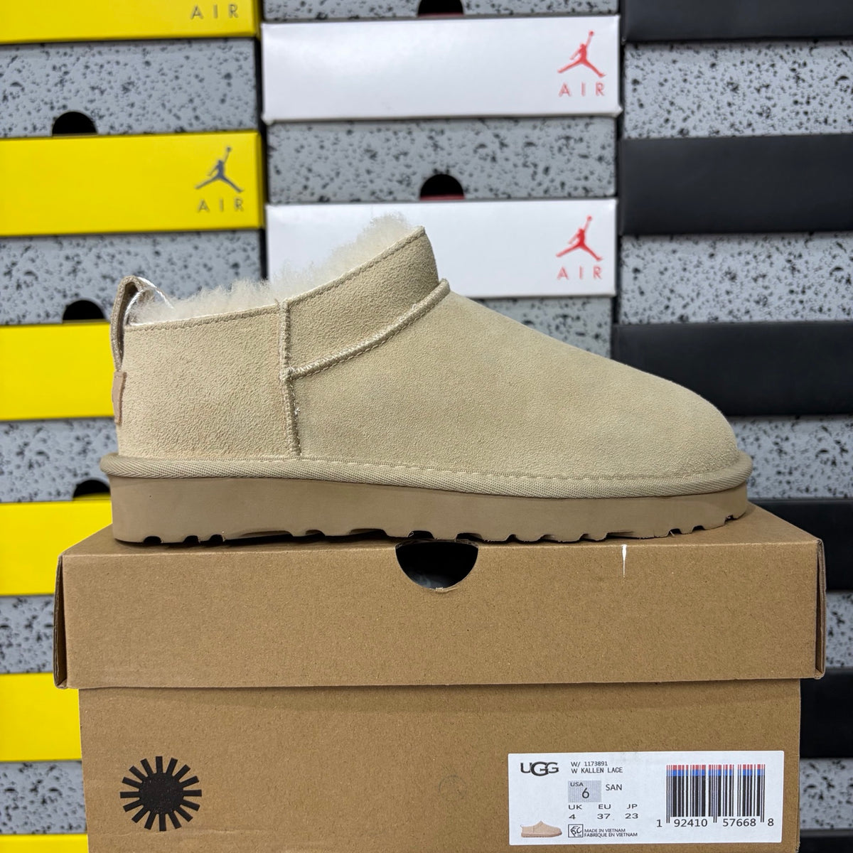 Mini Snow Boots in Sand – Flat Sole Winter Boots (EU Sizes 35–40)