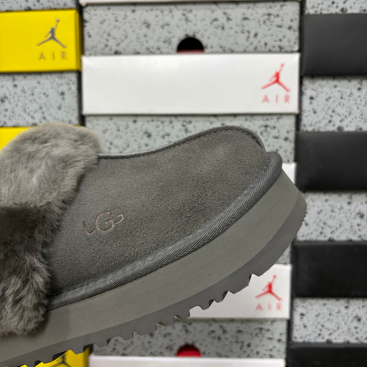 3cm Star Slide Slippers – Grey (2550) | Sizes 35–40