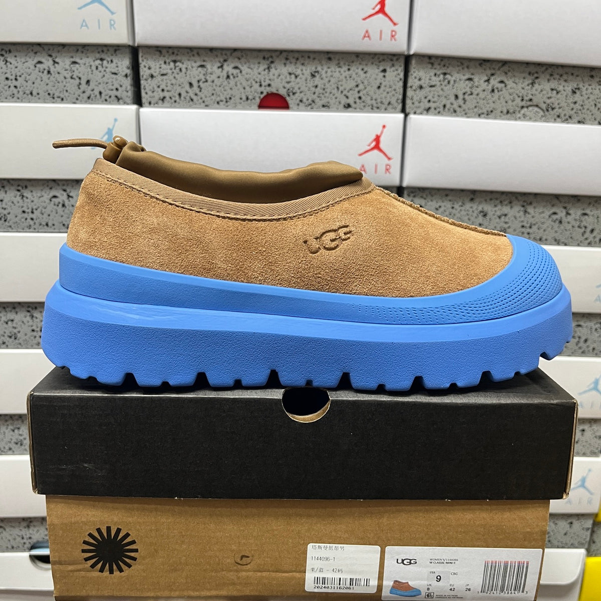 Tasman Low-Cut Snow Boots in Blue – Shearling-Style Winter Boots (EU Sizes 39–44)