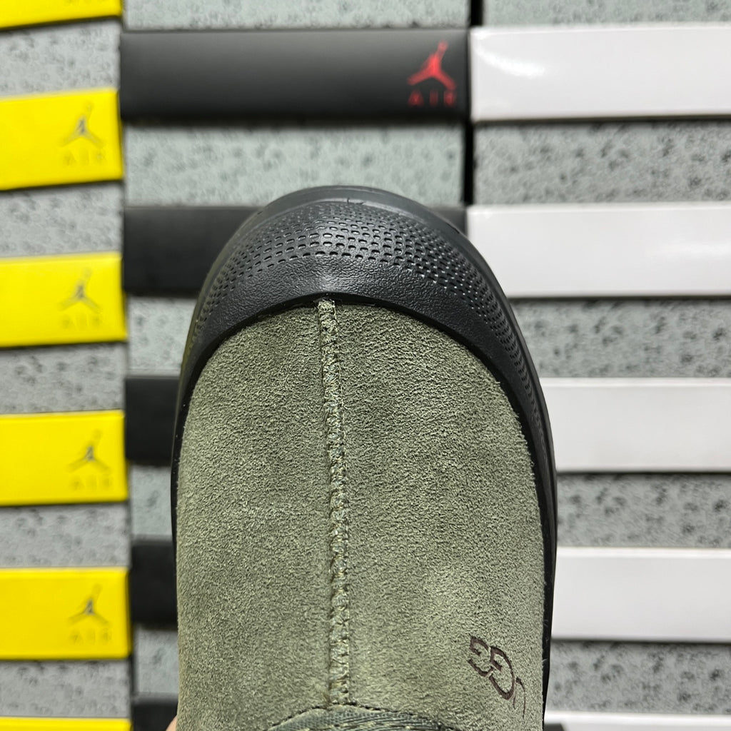 Snow Boots in Green with Black Sole – Wide Size Range Winter Boots (EU Sizes 35–45)