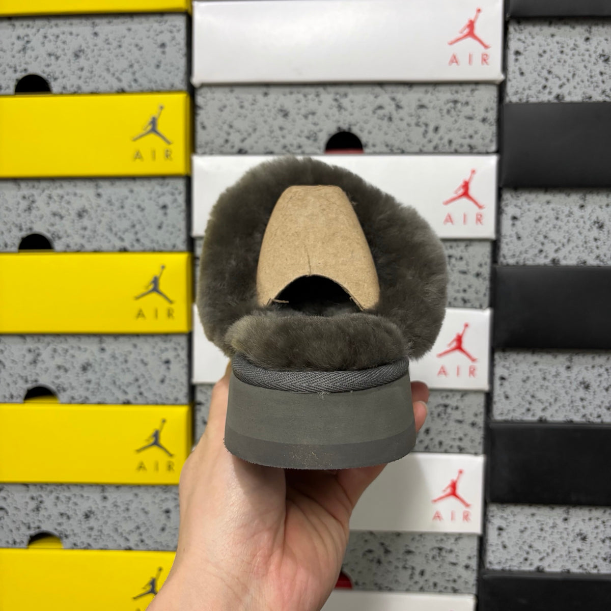 3cm Star Slide Slippers – Grey (2550) | Sizes 35–40