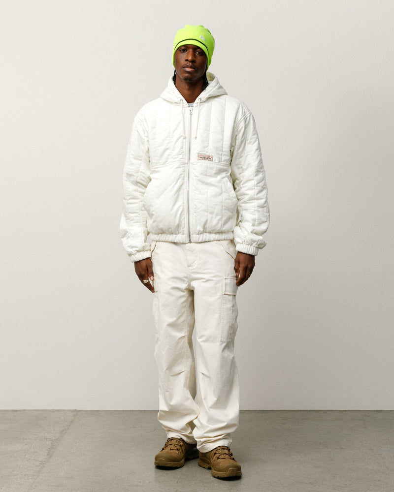QUILTED CANVAS WORK JACKET