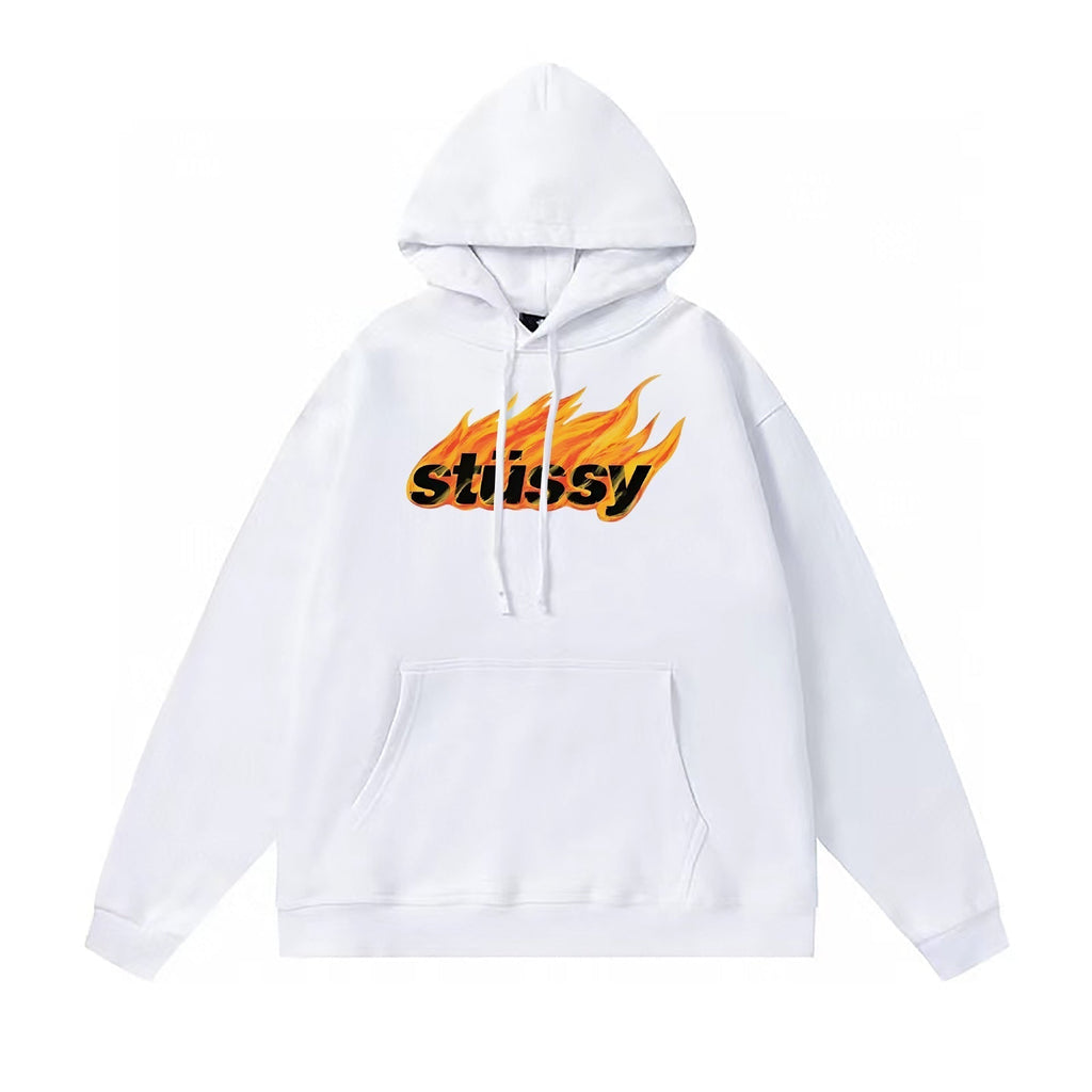 Stussy Hoodie Fall/Winter Fleece Hooded Sweater