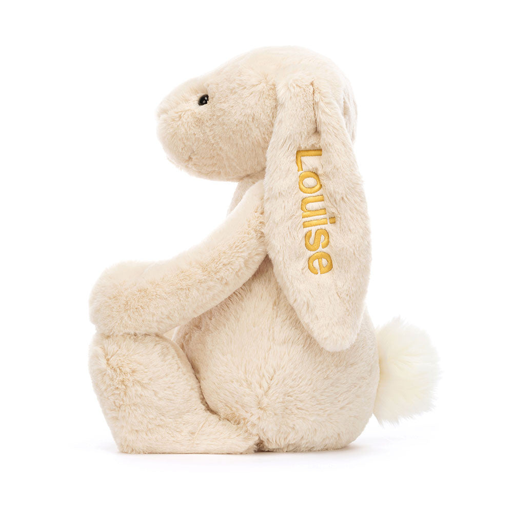 Personalized Bashful Luxe Bunny Willow Huge