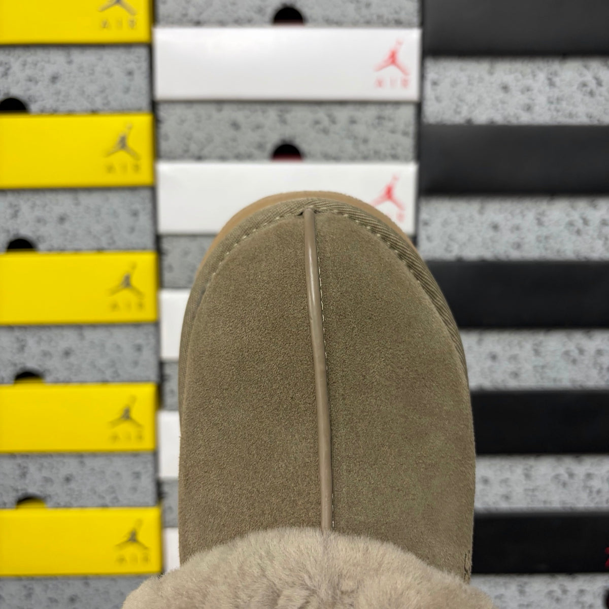 3cm Star Slide Slippers – Antelope Brown (2550) | Sizes 35–40