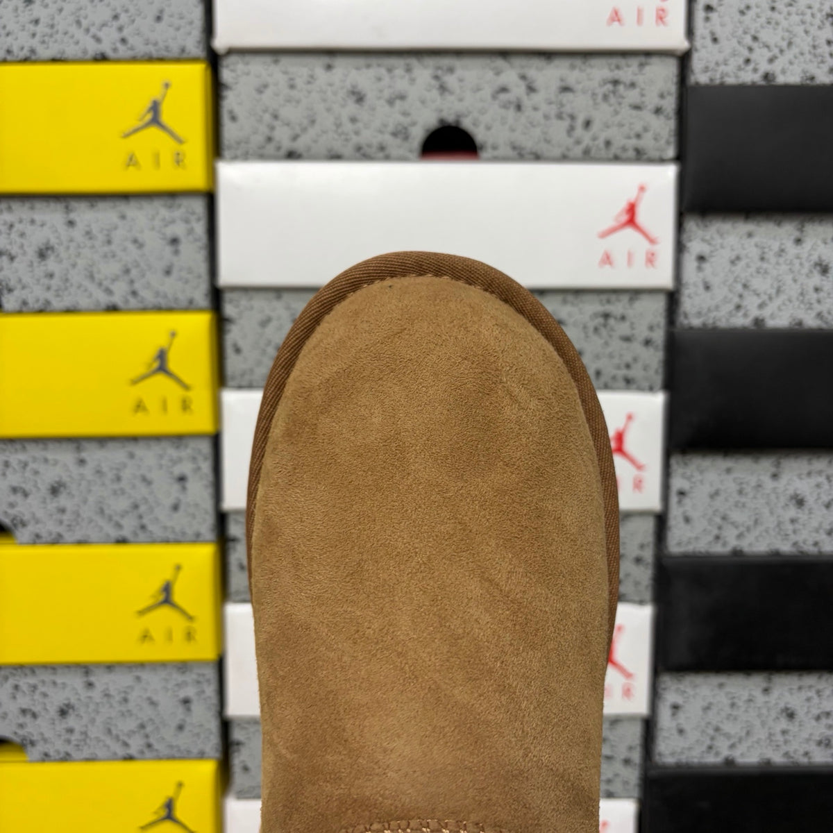 Mini Low-Shaft Snow Boots in Chestnut – Compact Winter Boots (EU Sizes 35–44)