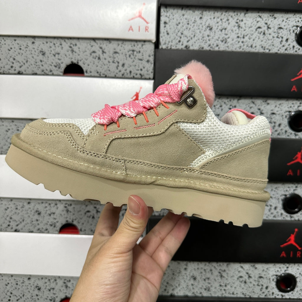 Mel Low-Cut Snow Boots in Blush Pink – Ankle Winter Boots (EU Sizes 35–44)
