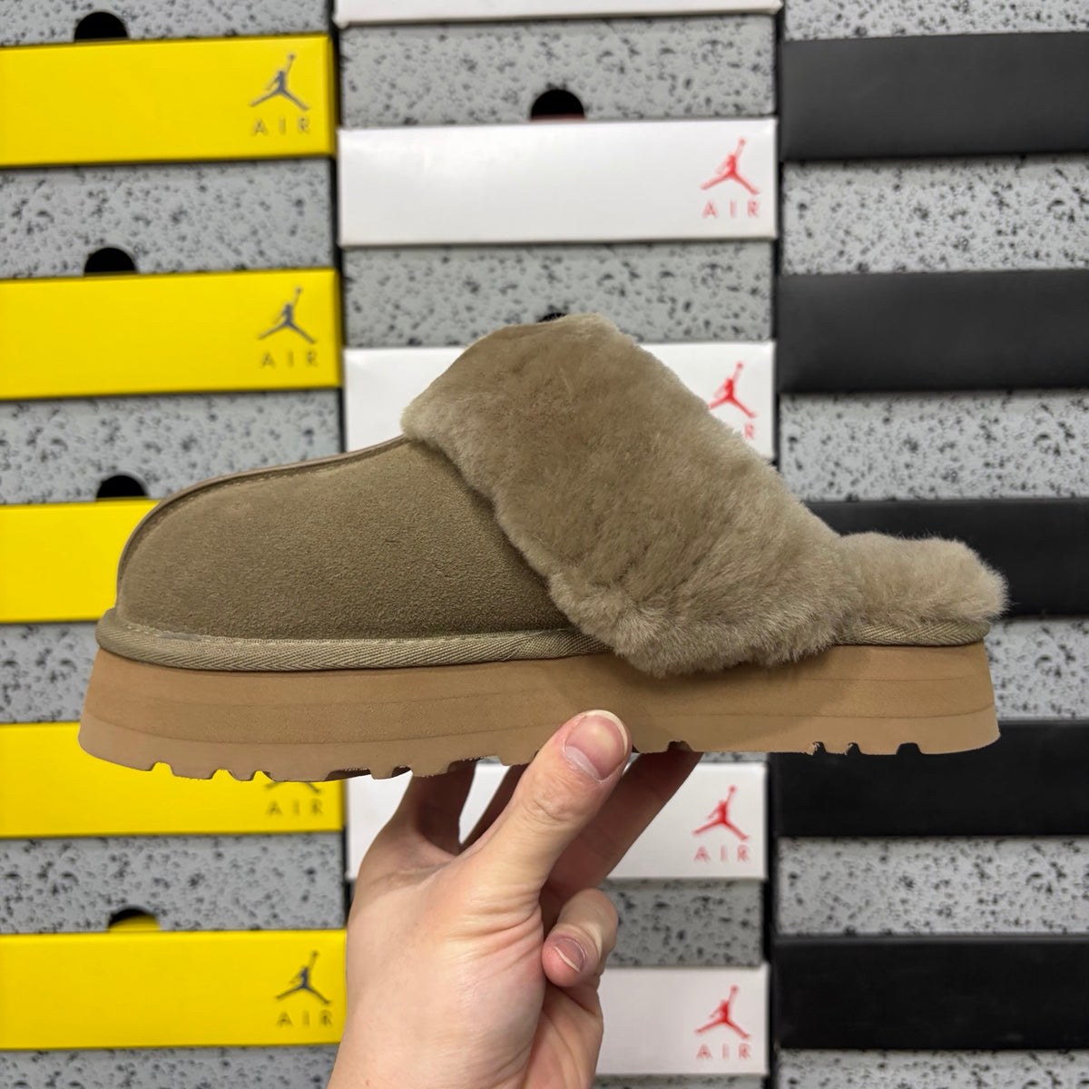 3cm Star Slide Slippers – Antelope Brown (2550) | Sizes 35–40