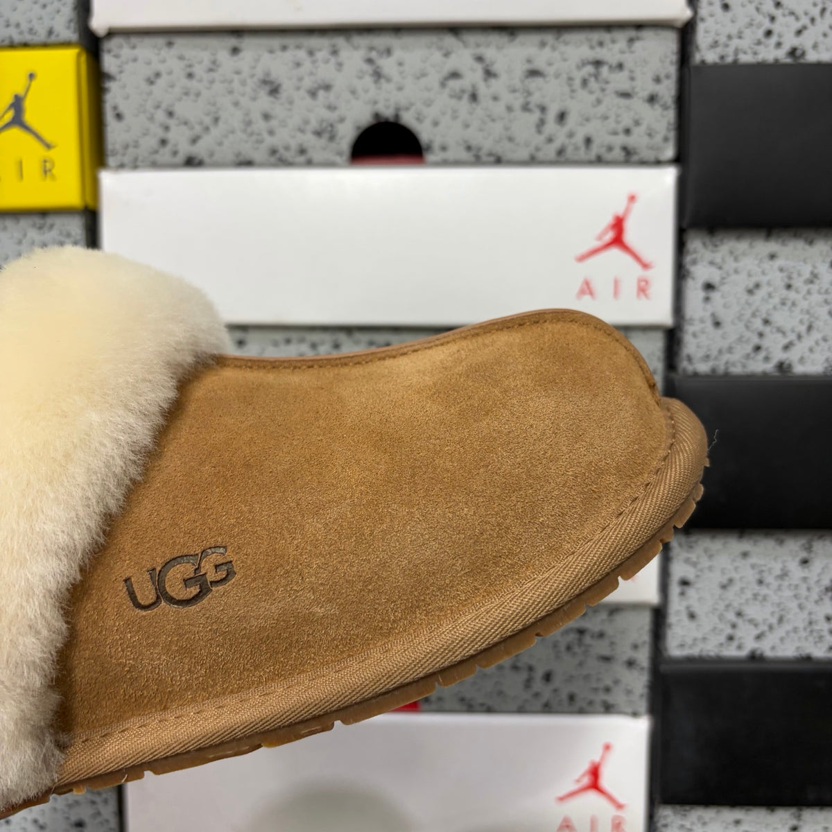 Slip-On Snow Boots in Chestnut – Flat Sole Winter Mules (EU Sizes 35–40)