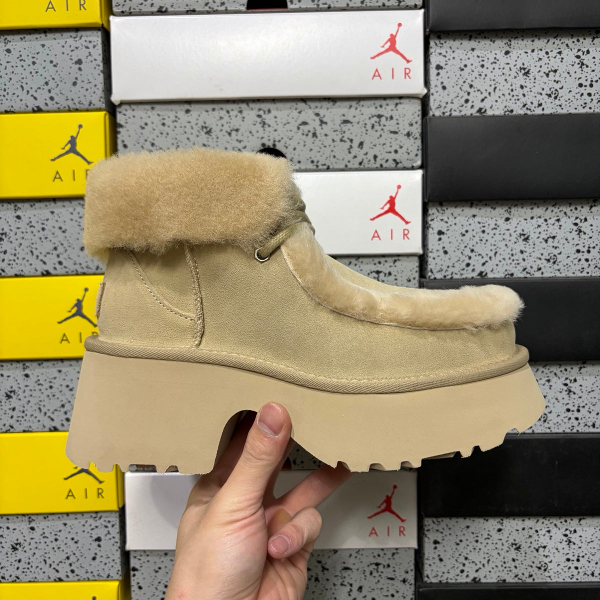 Esme Snow Boots in Sand – Cozy Winter Boots (EU Sizes 35–40)