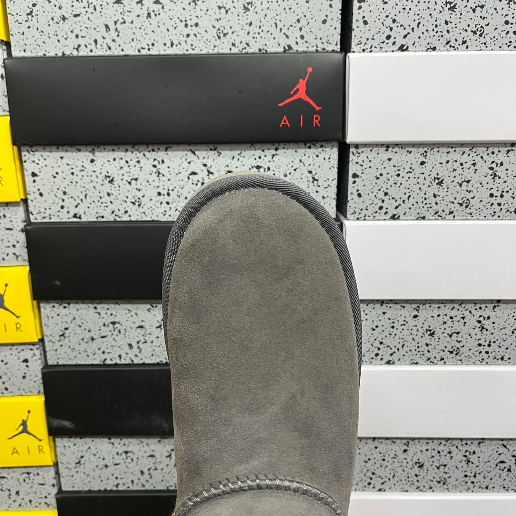 Mini Low-Shaft Snow Boots in Grey – Compact Winter Boots (EU Sizes 35–44)
