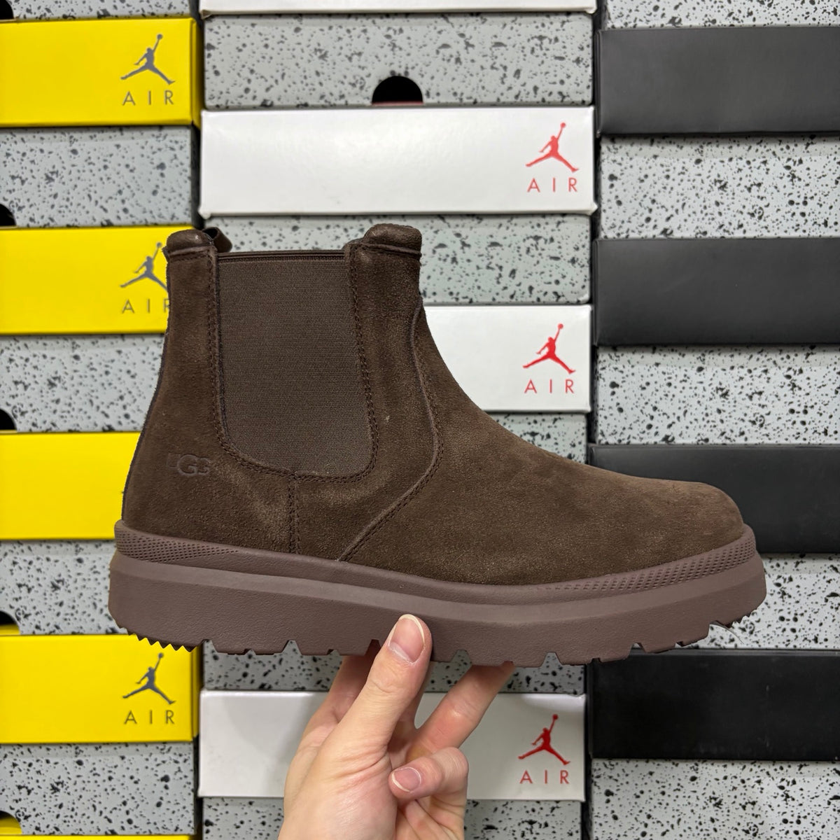 Burly Chelsea Snow Boots in Chocolate – Winter Chelsea Boots (EU Sizes 39–44)