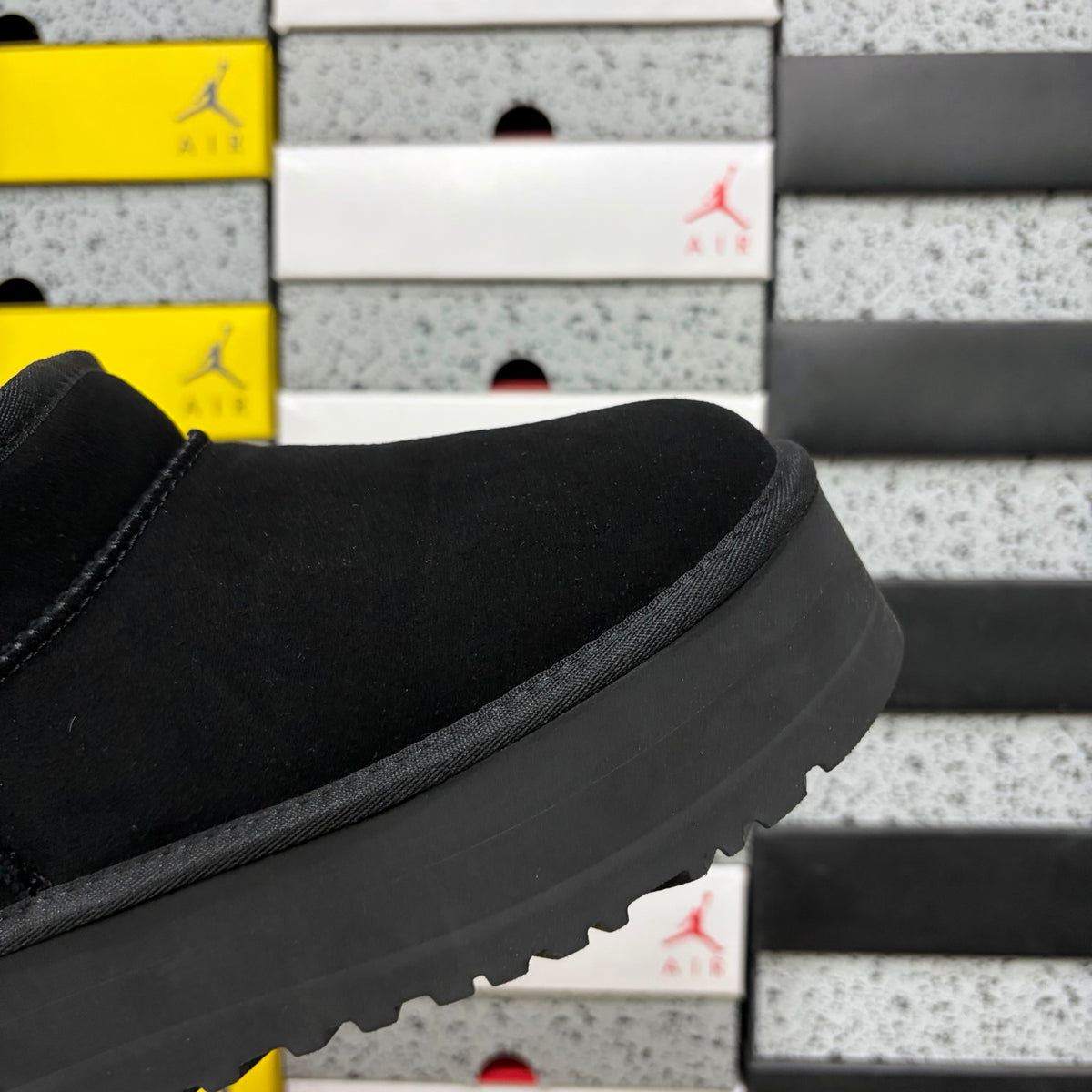 5cm Slide Slippers – Black (5092) | Sizes 35–40