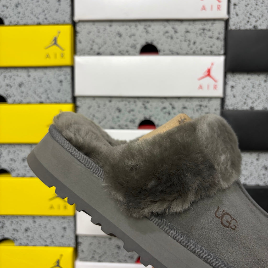 3cm Star Slide Slippers – Grey (2550) | Sizes 35–40