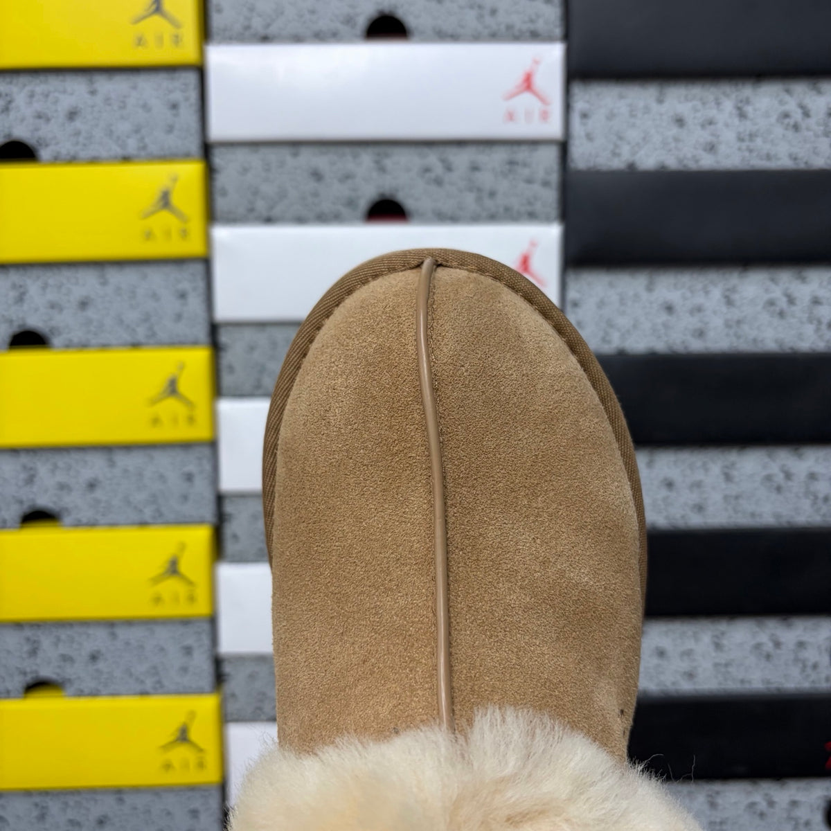 3cm Star Slide Slippers – Chestnut (2550) | Sizes 35–40