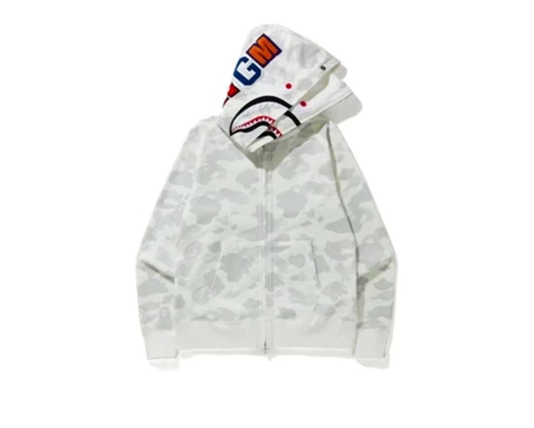 BAPE Shark Camo Full-Zip Hoodie