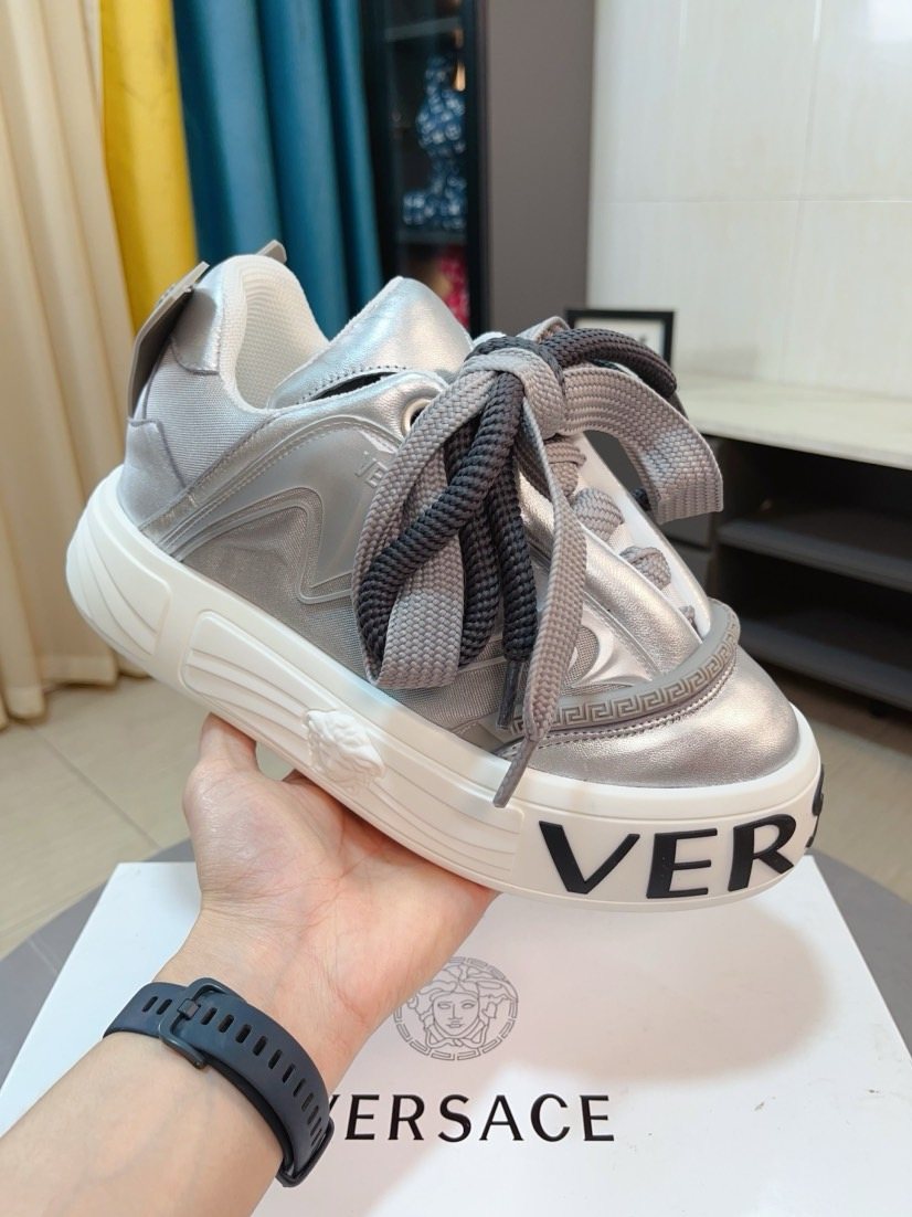 Versace Men's Logo Sole Sneakers