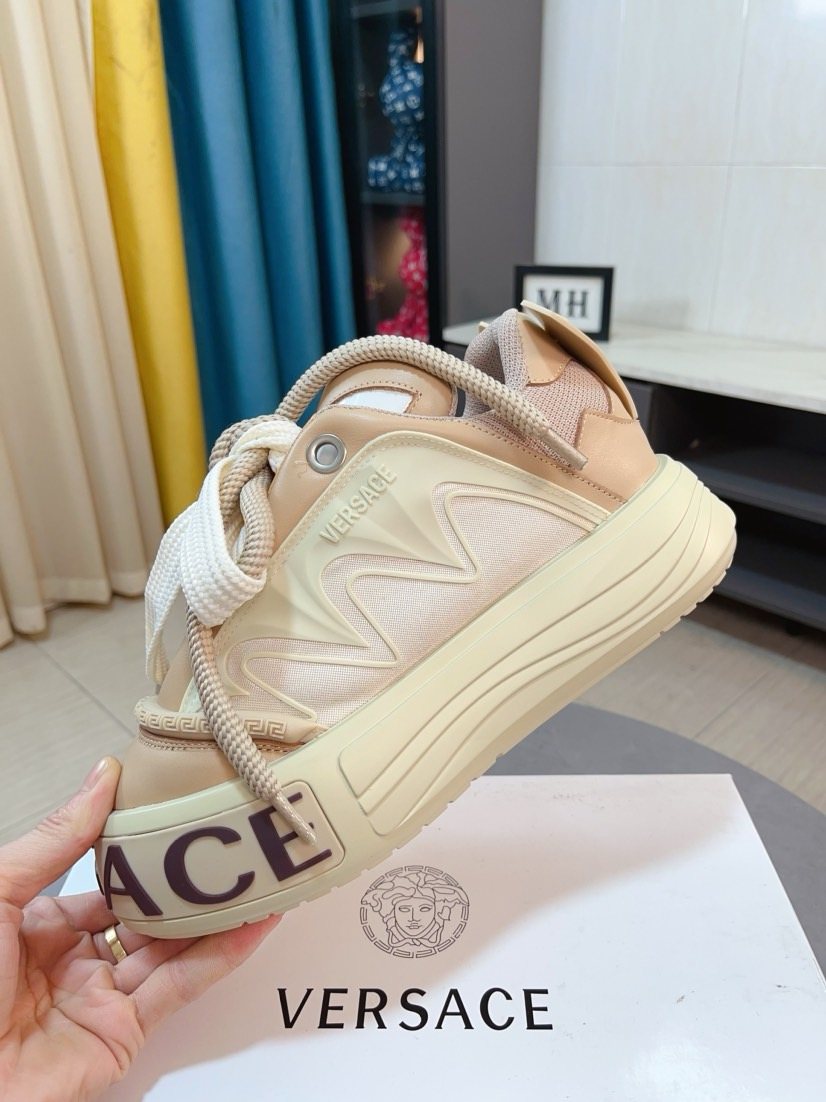 Versace Men's Logo Sole Sneakers
